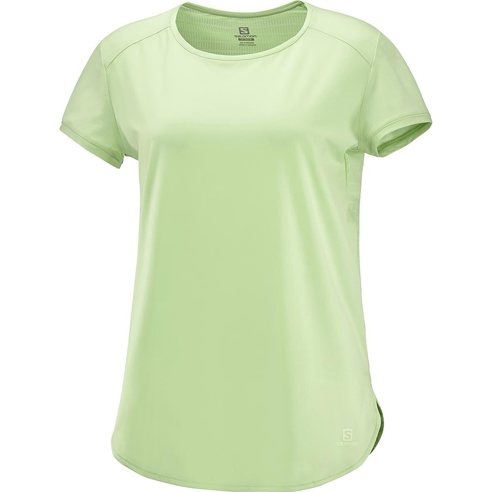 SALOMON COMET BREEZE W Philippines - Women's Tee Shirts - White | 206593-LSB